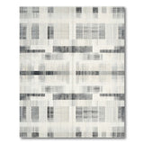 Abstract Black White Geometric Geometric Modern Area Rug