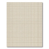 Beige Checkered Grid Area Rug
