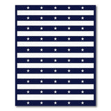 Navy Blue Stars and Stripes Area Rug