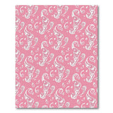 Pink Paisley Swirl Area Rug
