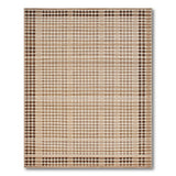 Plaid Rustic Brown Tan Plaid Area Rug
