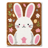 Adorable Cartoon Bunny Easter Area Rug