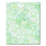 Swirling Green Abstract Area Rug