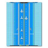 Airport Runway Aviation Area Rug