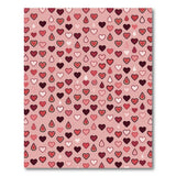 Watermelon Hearts Pink Area Rug