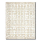 Ivory Geometric Heritage Tribal Area Rug
