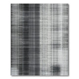 Black White Geometric Grid No. 29 Area Rug