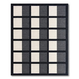 Geometric Modern Black and White Modern Black White Grid Area Rug