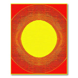 Radiant Sunburst Geometric Multi-color and Patterns Area Rug
