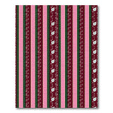 Vibrant Multi-Color Persian Striped Paisley Rug