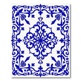 Cobalt Blue Ornate Persian Floral Rug