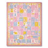 Playful ABC Alphabet Animals Kids Rug