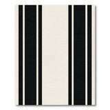 Striped Geometric Modern Bold Black White Striped Area Rug