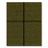 Yellow Zigzag Geometric Area Rug