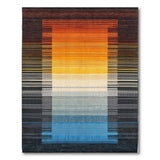 Multi-Color Gradient Geometric Area Rug