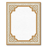Brown and Tan Ornate Heritage Tribal Border Area Rug