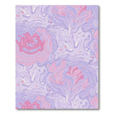 Abstract Area Purple Marble Swirl Abstract Area Rug