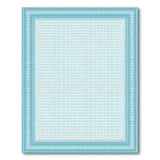 Teal Bordered Traditional Persian Area Rug