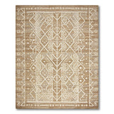 Beige and Neutral Heritage Tribal Beige Heritage Tribal Geometric Area Rug