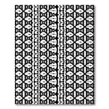 Geometric Heritage Tribal Black White Heritage Tribal Geometric Rug