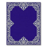 Traditional Persian Navy Blue Ornate Persian Border Area Rug