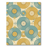 Retro Vinyl Record Washable Area Rug