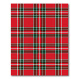Red Tartan Plaid Area Rug