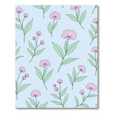 Pink Daisy Floral Pattern Area Rug