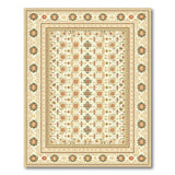 Traditional Persian Cream Traditional Persian Floral Area Rug