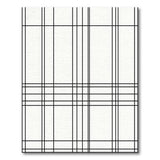 Geometric Modern Bold Black White Grid Geometric Area Rug