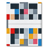 Multi-color and Patterns Vibrant Geometric Patchwork Area Rug