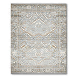 Grey Heritage Tribal Grey Geometric Tribal Area Rug