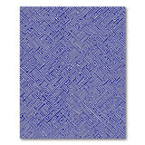 Navy Blue Labyrinth Maze Area Rug