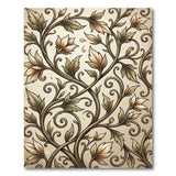 Vintage Floral Vine Area Rug