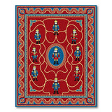 Smiling Nutcracker Parade Area Rug
