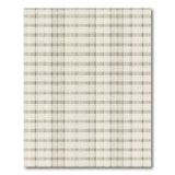Rustic Farmhouse Beige and Neutral Beige Plaid Checkered Area Rug