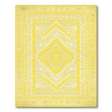 Yellow Southwestern Geometric Area Rug