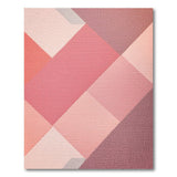 Geometric Pink Patchwork Area Rug