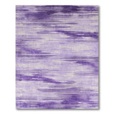 Purple Abstract Stripe Area Rug