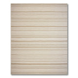 Rustic Farmhouse Beige Tonal Striped Woven Area Rug