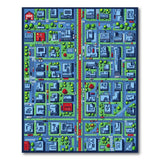 City Street Map Play Rug