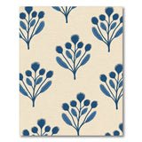 Floral Vintage Blue Floral Vintage Area Rug