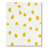 Playful Yellow Egg Tuft Area Rug