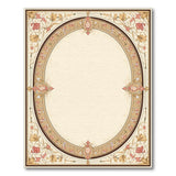 Ornate Persian Floral Border Area Rug