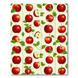 Red Apple Fruit Pattern Area Rug