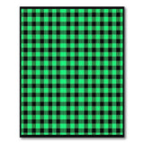 Geometric Modern Green Vibrant Green Black Checkered Area Rug