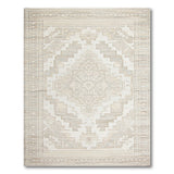 Ivory Grey Geometric Southwestern Rug