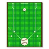 Baseball Field Kids Area Rug