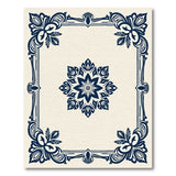 Navy Blue Persian Medallion Traditional Persian Area Rug