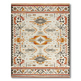 Beige Southwestern Geometric Area Rug
